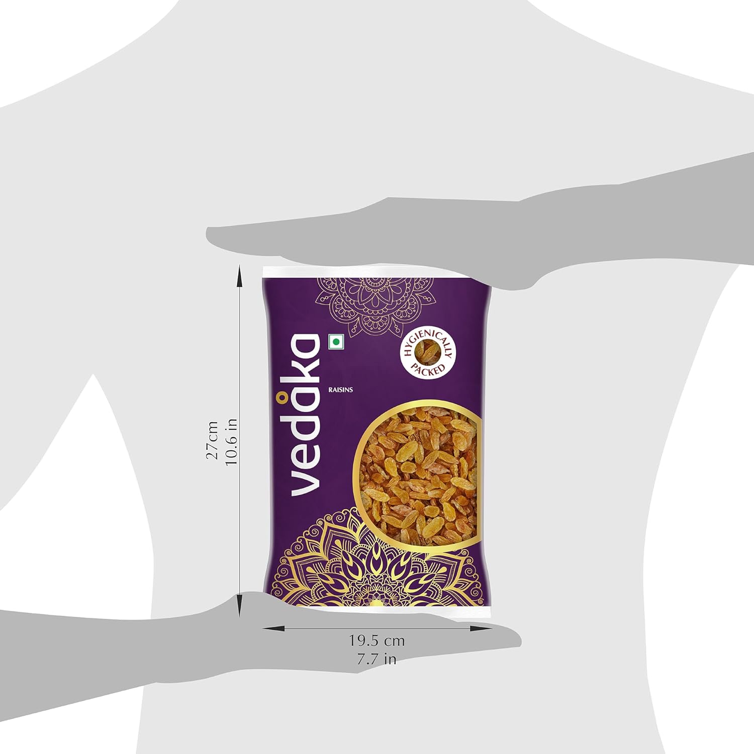 1 Kg | Kismish | Premium Dried Grapes | Sweet Fruity Taste and Soft Chewy Texture | Natural Source of Antioxidants, Potassium & Fiber | Healthy Snack - View 6